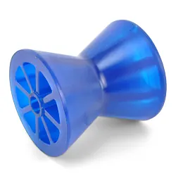 4 inch Blue Polyvinyl Bow Roller for Boat Trailer Winch Post