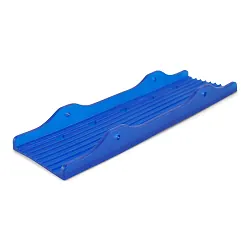 Blue PVC Skid Pad for 3 Inch Boat Trailer Crossmembers