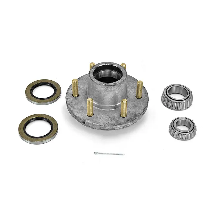 Trailer Hub Galvanized Idler 6 Bolt fits 5200-6000 lb. axles