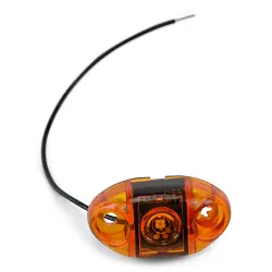 Boat Trailer LED Side Marker Light, TecNiq S21 Amber Submersible