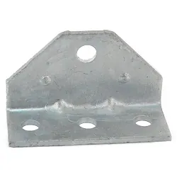 Boat Trailer Bunk Bracket Replacement Swivel Top Angle Galvanized (3/8 inch mounting hole)