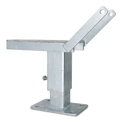 Galvanized Boat Trailer Adjustable Winch Post Assembly