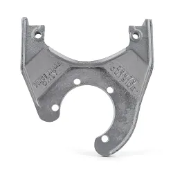 Sturdy Built Trailer Parts Dacromet Left Hand Driver Side Brake Caliper Mounting Bracket For 12 inch 6 Bolt Slip On Brakes