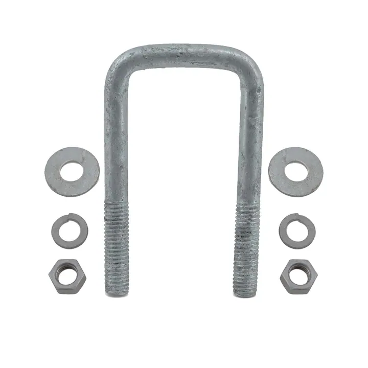 Galvanized Square Ubolt 1/2 inch x 2 1/16 inch x 4 5/16 inch