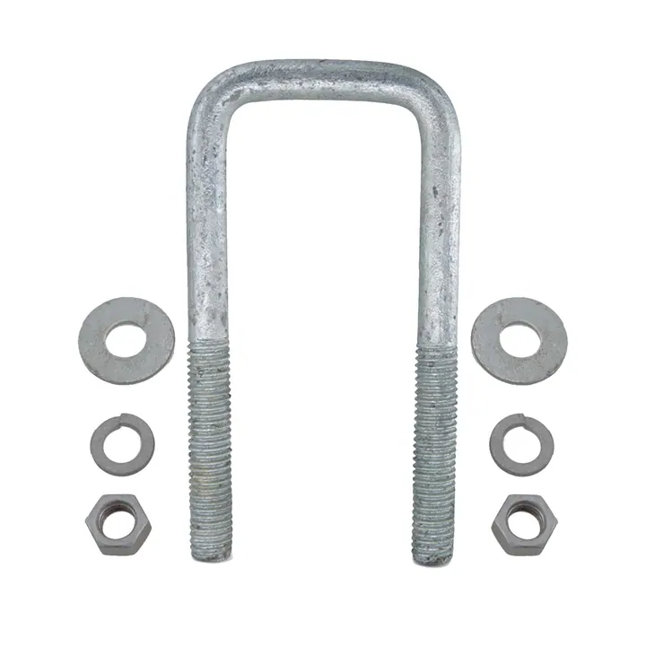 Galvanized Square Ubolt 1/2 inch x 2 1/16 inch x 5 5/16 inch