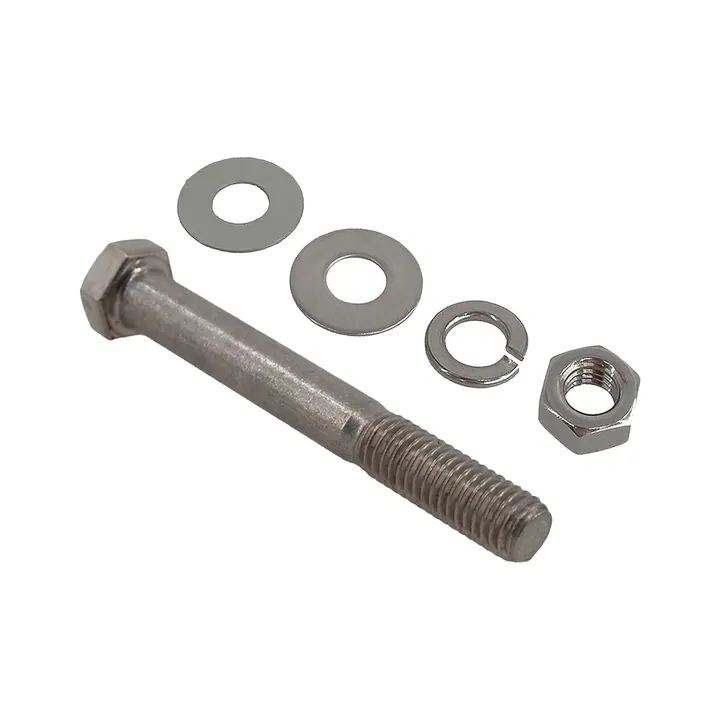1/2 inch Diameter by 4 inch Long Stainless Steel Bolt