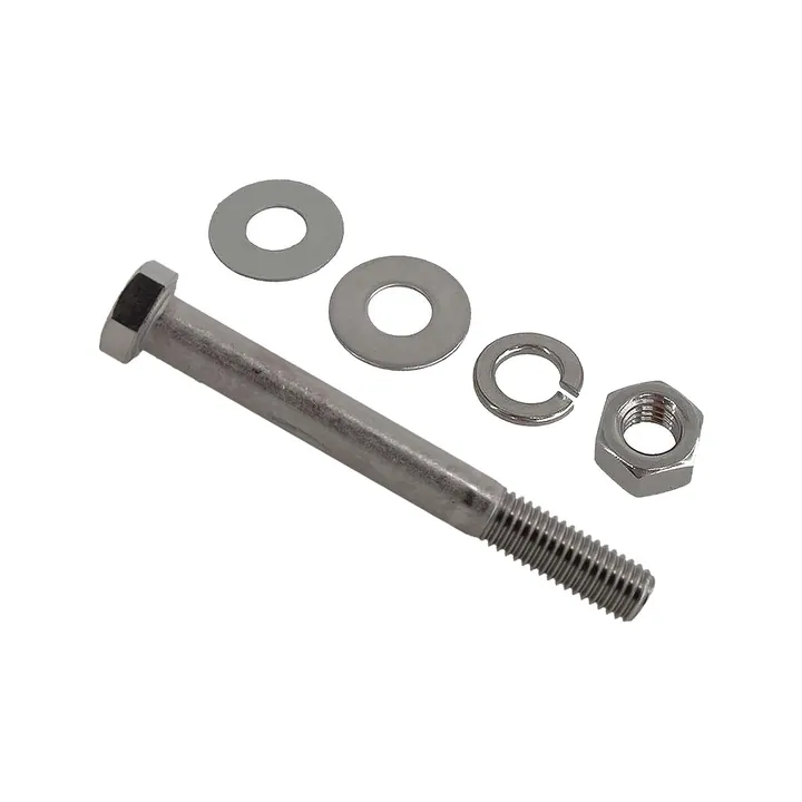1/2 inch Diameter by 4 1/2 inch Long Stainless Steel Bolt