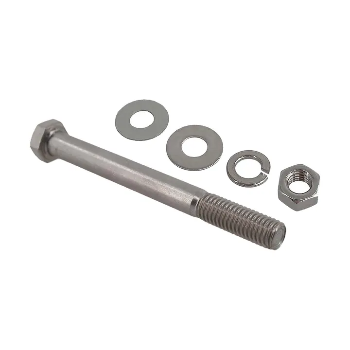 1/2 inch Diameter by 5 inch Long Stainless Steel Trailer Bolt