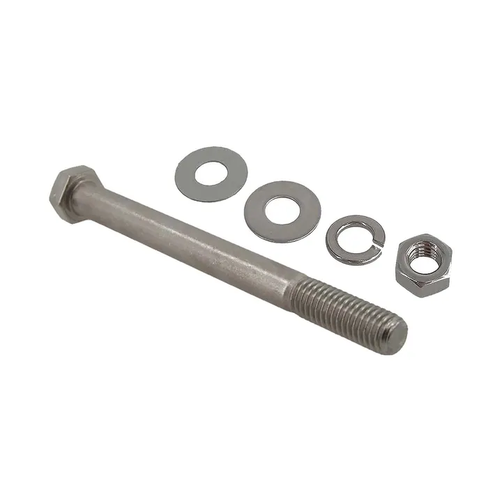 1/2 inch Diameter by 5 1/2 inch Long Stainless Steel Trailer Bolt