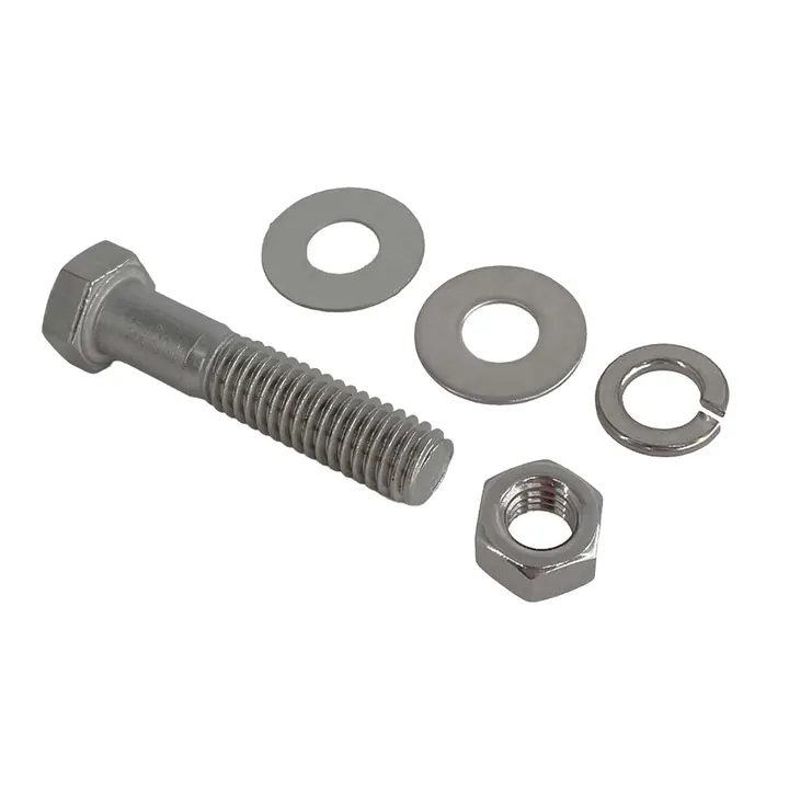3/8 inch Diameter by 1 3/4 inch Long Stainless Steel Bolt