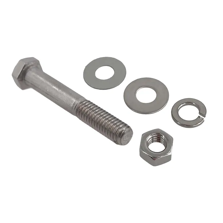 3/8 inch Diameter by 2 1/2 inch Long Stainless Steel Bolt