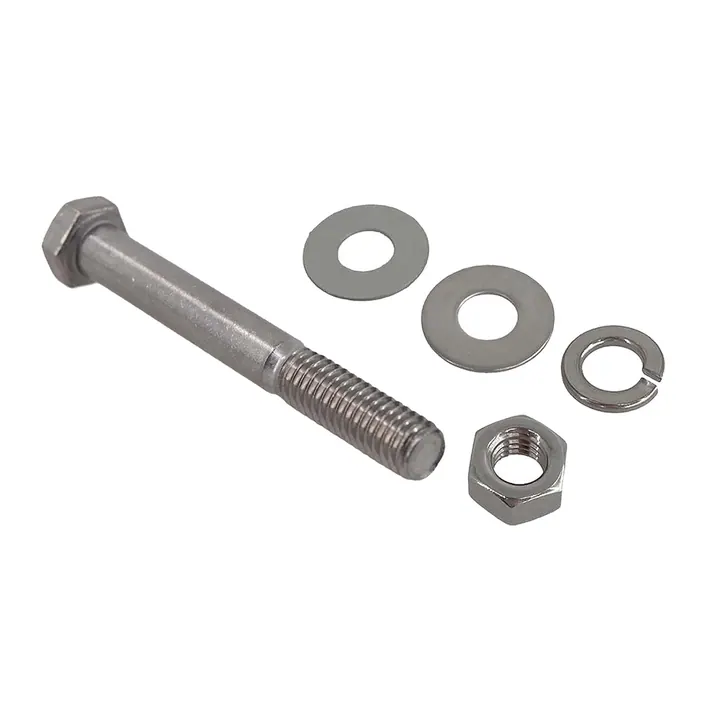 3/8 inch Diameter by 3 inch Long Stainless Steel Bolt