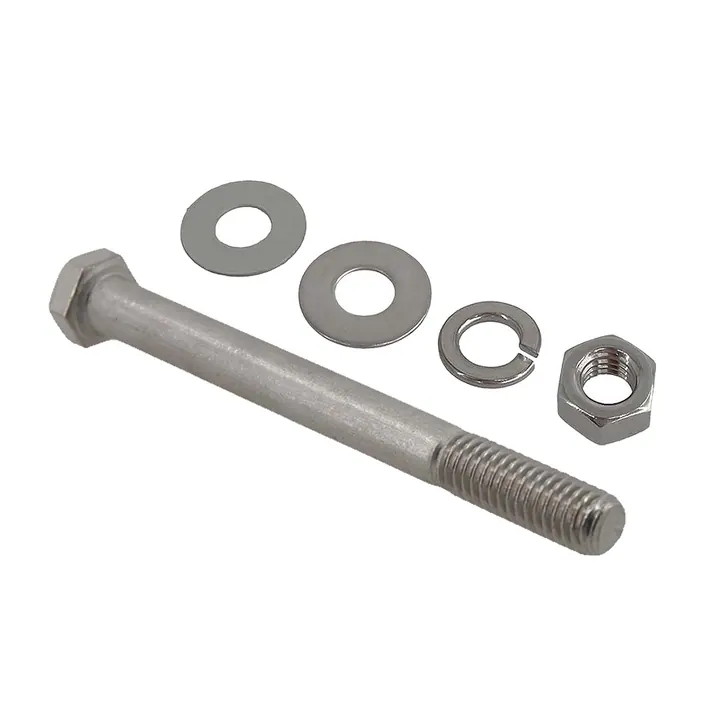 3/8 inch Diameter by 4 inch Long Stainless Steel Bolt