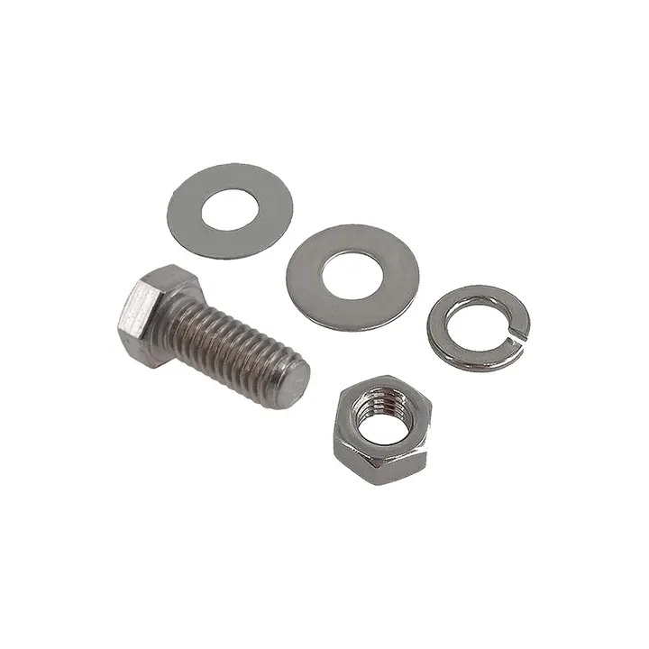 7/16 inch Diameter by 1 inch Long Stainless Steel Bolt