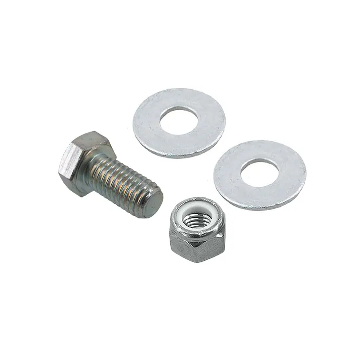 1/2 inch Diameter by 1 inch Long Zinc Plated Trailer Bolt