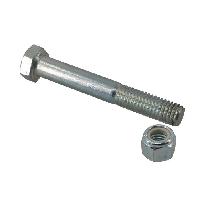1/2 inch Diameter by 3 1/2 inch Long Zinc Plated Trailer Bolt