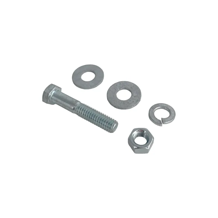 3/8 inch Diameter by 2 inch Long Zinc Plated Trailer Bolt