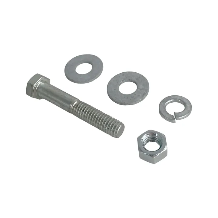 3/8 inch Diameter by 2 1/4 inch Long Zinc Plated Trailer Bolt