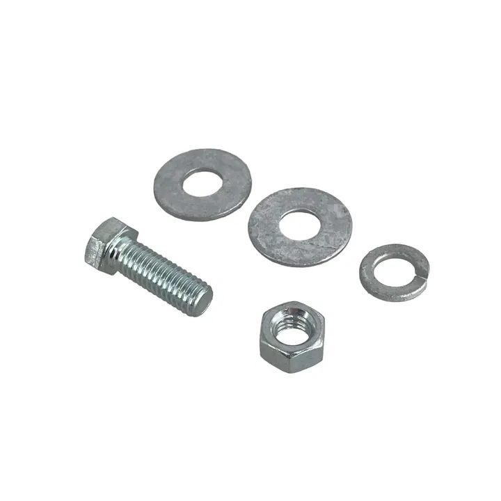 7/16 inch Diameter by 1 1/4 inch Long Zinc Plated Bolt