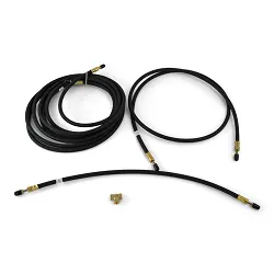 Trailer Brake Line Kit Single Axle Flex Hose 18ft