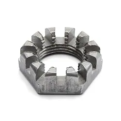 Trailer Axle Castle Nut 1"-14 Thread 12 Slot for Standard Trailer Spindles
