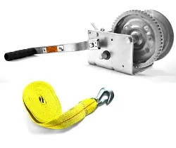 Dutton-Lainson 2000lb 2 Speed Winch Zinc Plated With Strap