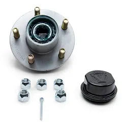 Dexter Pre Greased Vortex Boat Trailer Hub Galv-X 5 Lug 2200lb Axle