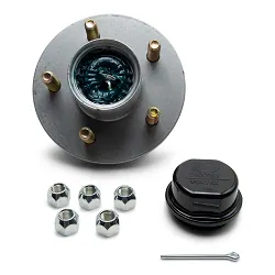 Dexter Pre Greased Vortex Boat Trailer Hub Galv-X 5 Lug 3500lb Axle