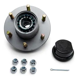 Dexter Pre Greased Vortex Boat Trailer Hub Galv-X 6 Lug 6000lb Axle