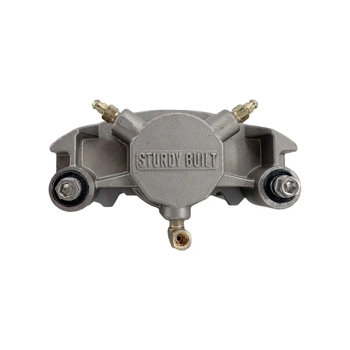STURDY BUILT Brake Caliper Fits 5 and 6 Lug Hubs STAINLESS Casting - STAINLESS STEEL Brake Pad