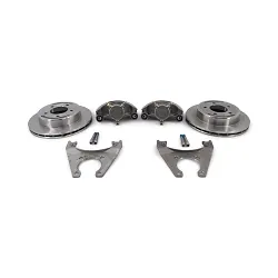 STURDY BUILT 5 Lug 10" Disc Brake Kit - Slip On - ALL STAINLESS - STAINLESS Casting - STAINLESS STEEL Brake Pad