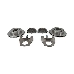 STURDY BUILT 6 Lug 12" Disc Brake Kit - Slip On - ALL STAINLESS - STAINLESS Casting - STAINLESS STEEL Brake Pad