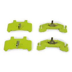 DeeMaxx Trailer Disc Brake Pad Set for 3-6k Calipers Yellow Painted