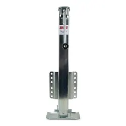 RAM 2500lb Boat Trailer Jack Zinc Plated Square Dropfoot Bolt-On