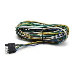 Trailer Light Wiring Harness 5 Flat 45ft with Full Length Ground Wires