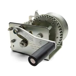 FULTON 2000lb Boat Trailer Winch Zinc Plated 2 Speed