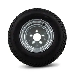 Eco-Trail 20.5x8-10 LRE Trailer Tire on Galvanized 5 Bolt Wheel