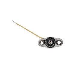 Trailer LED Self-Grounding Side Marker Light TecNiq S38 Clear Lens Amber Diode