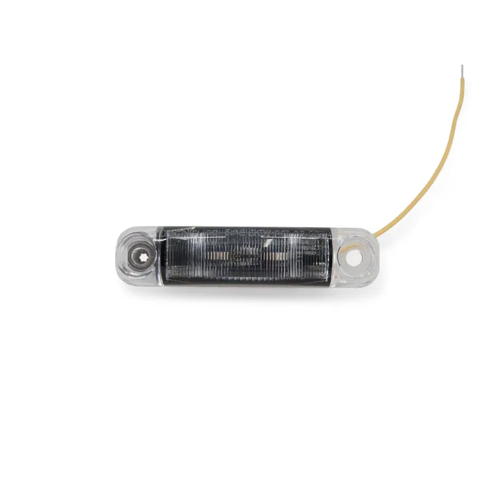 LED Boat Trailer Sidemarker Light Self Ground Amber Clear Lens Submersible S18