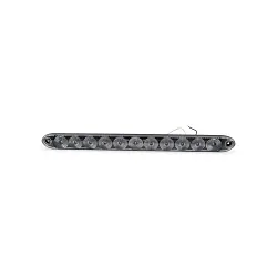 Low Profile LED Identification Light Bar Red Diodes with Clear Lens 15 1/2" Low Profile