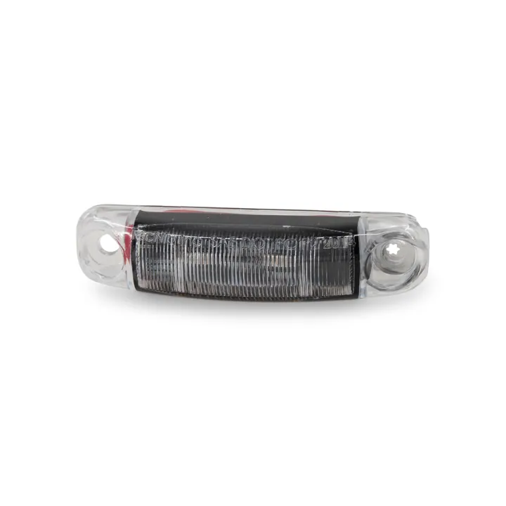 LED Boat Trailer Sidemarker Light Self Ground Red Clear Lens Submersible S18