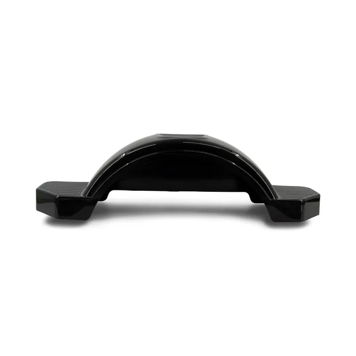 Black Plastic Trailer Fender for Boat Trailer Single Axle 7 1/2 in x 33 1/2 in x 8 3/4 in