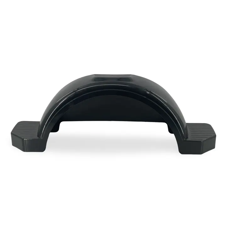 Black Plastic Trailer Fender for Boat Trailer Single Axle 10 1/4 in x 45 in x 14 7/8 in