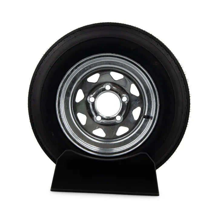 Eco-Trail ST 5.30 - 12 Load Range C Trailer Tire on Galvanized 5 Bolt Wheel