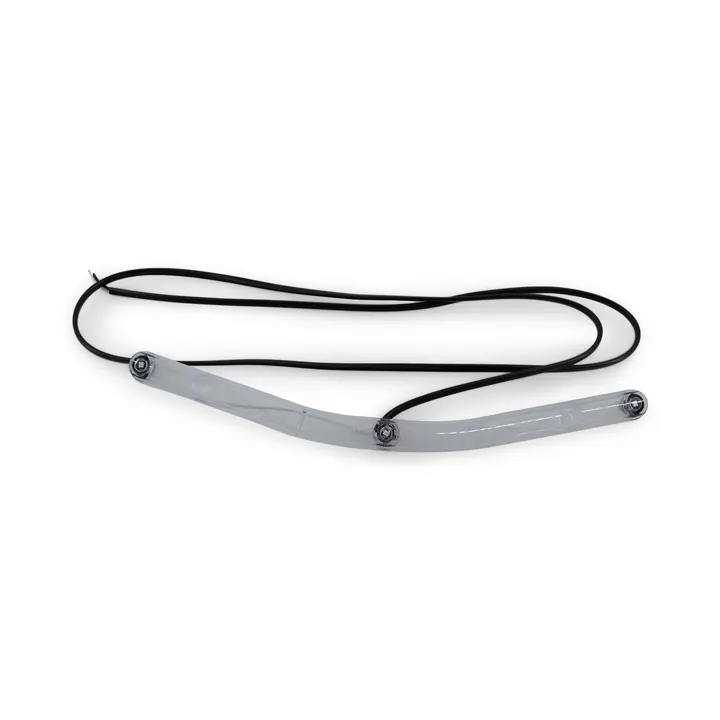 Red LED ID Light Bar Clear Lens Submersible For Boat Trailer V-Bend Cross Members
