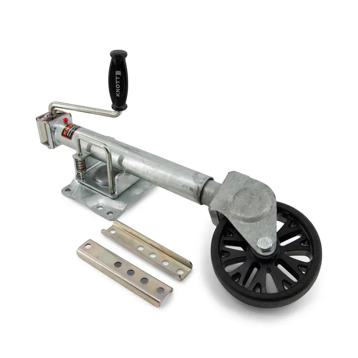 Knott Boat Trailer Swivel Bolt On Jack 1200 lb Galvanized with Wheel