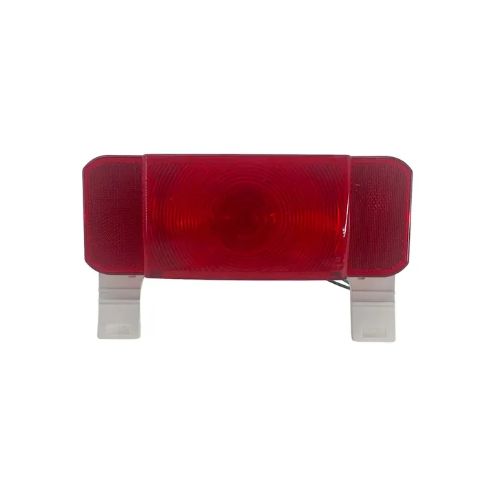 White RV Trailer LED Multi Function Brake Light Left Hand / Driver Side