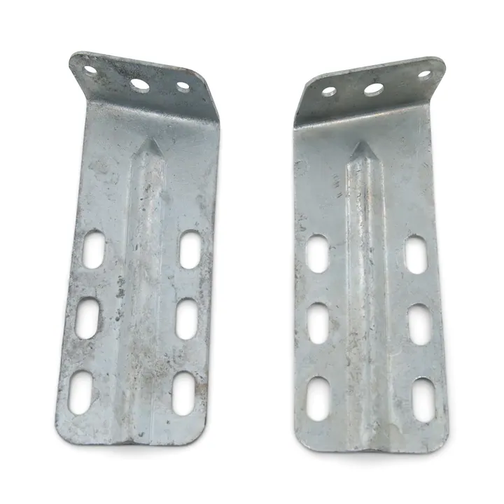 PWC Jet Ski Galvanized Trailer Bunk Bracket Bolster Pair Fixed Top Angle