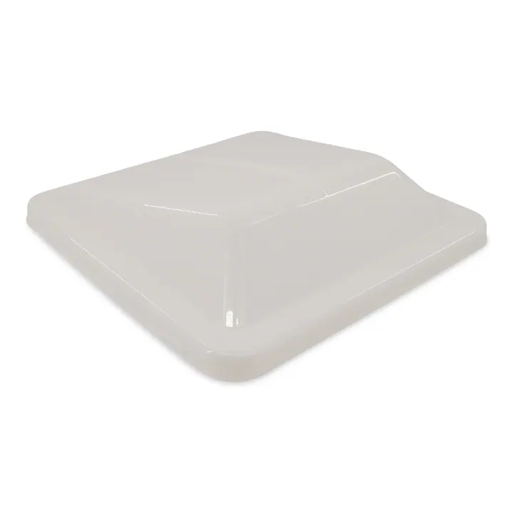 Trailer Roof Vent Top Replacement Wedge in White