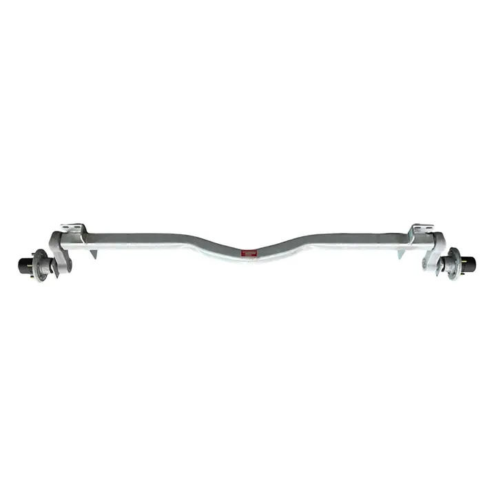 KNOTT AUTOFLEX Galvanized 3,750lb 5 Lug 78 inch Hub Face 66 inch Outside of Bracket 20 Degree Down Boat Trailer Torsion Axle